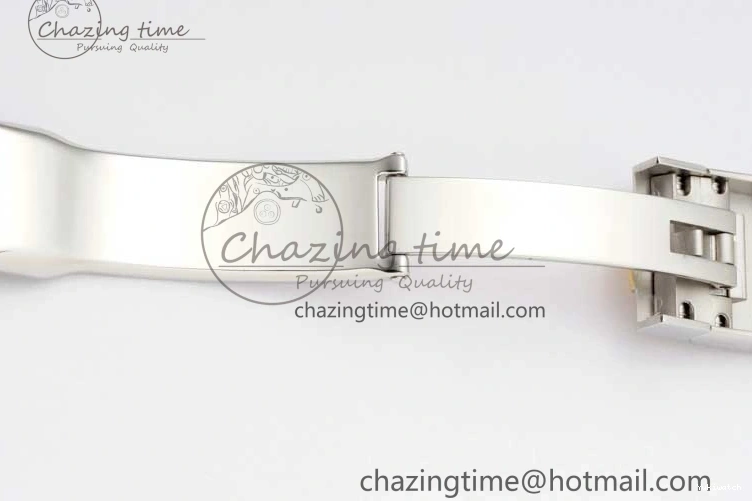 DIWF 904L SA3235 1:1 YG DateJust on Steel Bracelet Jubilee 36mm Best SS Markers Gray Dial Edition Green 0404